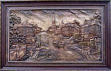 Provincial Town - woodcarving
