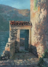 A Landscape In The Vicinity Of Stoliv - oil, canvas