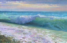A Wave - oil, canvas