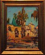 At Vysotsky Monastery - oil, canvas