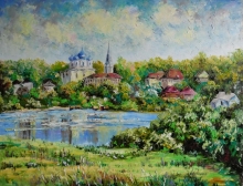 The Annunciation Cathedral - oil, canvas