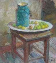 Apples - oil, canvas
