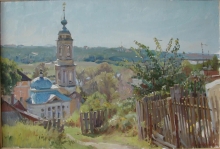 Kazan Church - oil, canvas