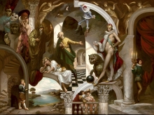 Decameron - oil, canvas