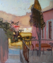 Golden Balaklava - oil, canvas