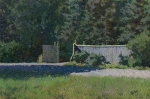 Forestry - oil on canvas on hardboard