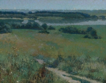 Kolomenskoe. Summer - oil on hardboard