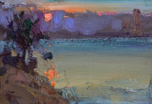 Vinery Silence - oil, cardboard