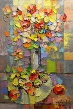 Autumn Bouquet - oil, canvas