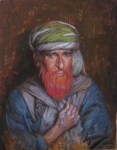 Dervish - oil, canvas