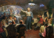 Sergey Esenin - oil, canvas