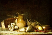 Still Life With Fish - oil, canvas