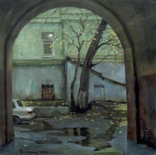 October - oil, canvas