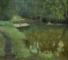 Bridges - oil, canvas