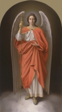 Archangel Michael - oil, canvas