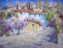 Crimean Spring - oil, canvas