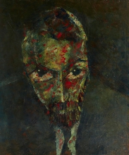 The Self-Portrait - oil on particle board