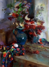 Ukrainian Still Life - oil, canvasd