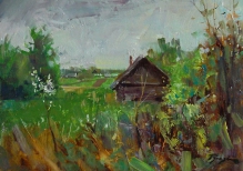 Etude - oil on panel