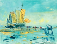 Sea, My Love - oil, canvas